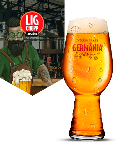 Copo de chopp IPA